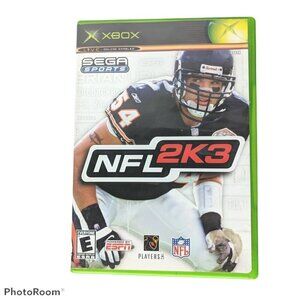 NFL 2K3 Xbox Game 2003 with Case